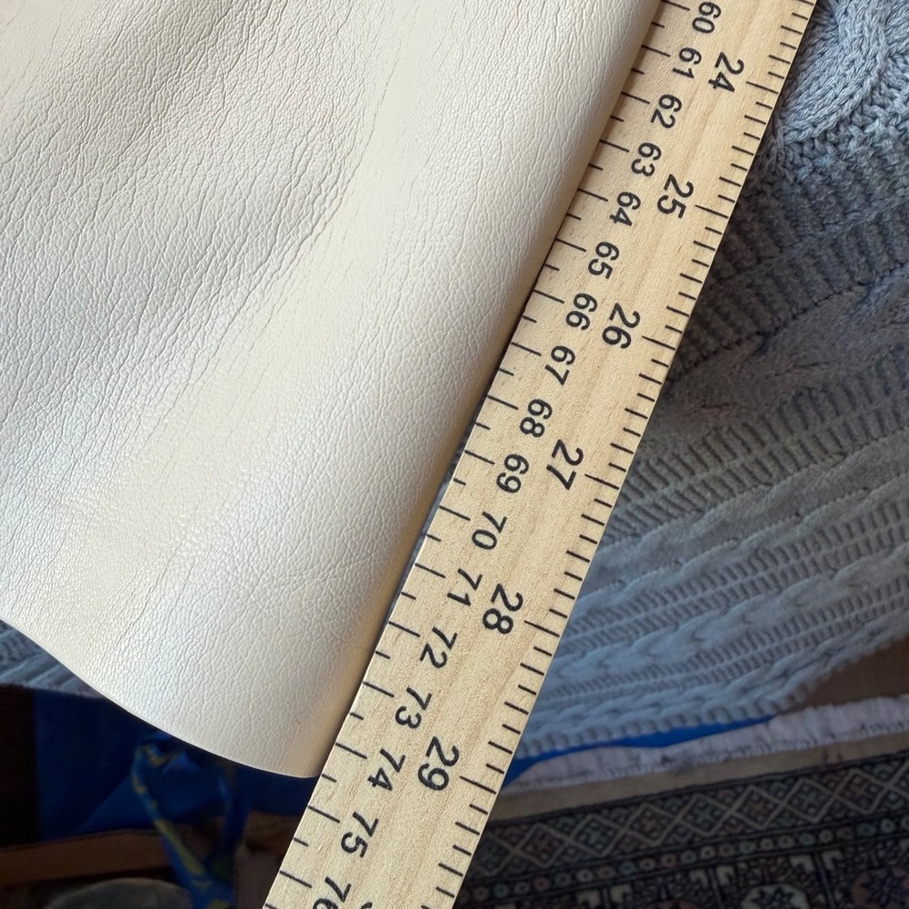 Wilfred Aritzia Melina Vegan Leather Minimalist Women 6 Cream Beige Neutral Chic - Picture 10 of 10